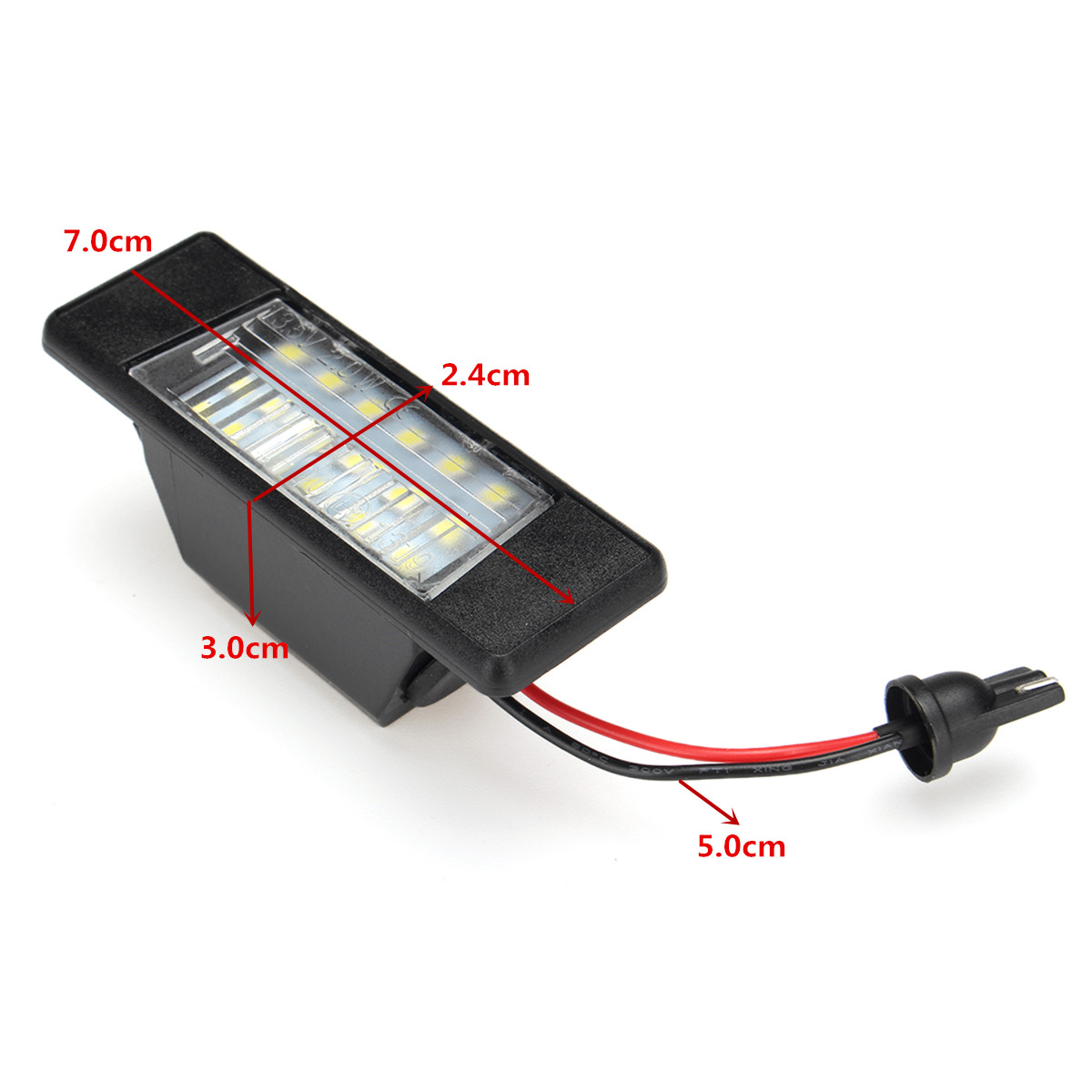 2Pcs-Car-LED-License-Number-Plate-Lights-for-Nissan-Qashqai-X-trail-Juke-Primera-6000K-White-1363068