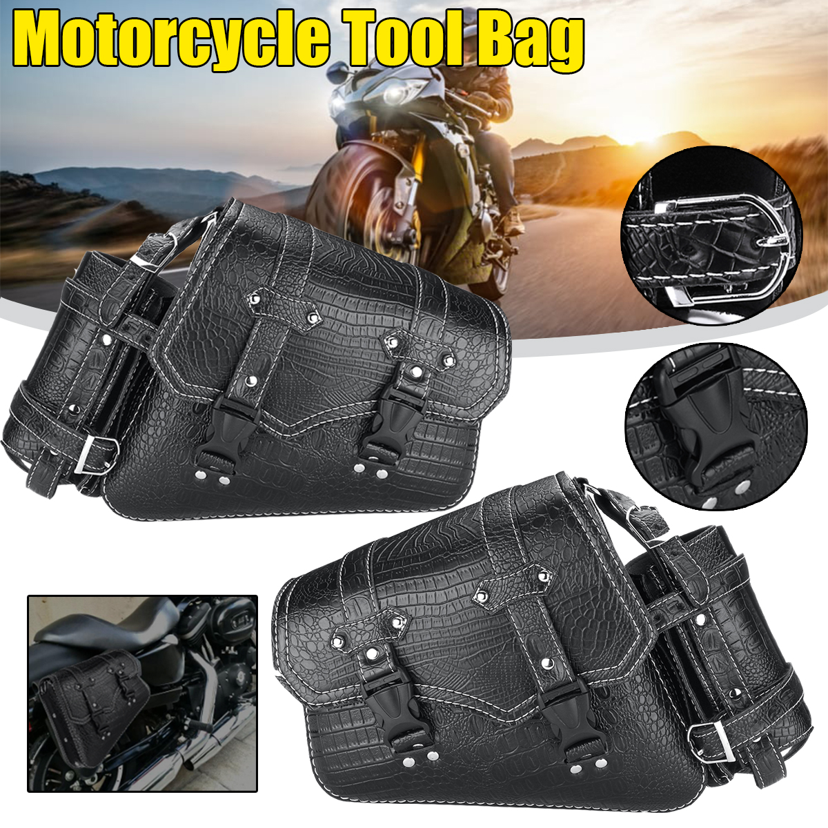 Motorcycle-Saddle-Bag-Motorbike-Black-Leather-Saddle-Bag-Pannier-Waterproof-1784227
