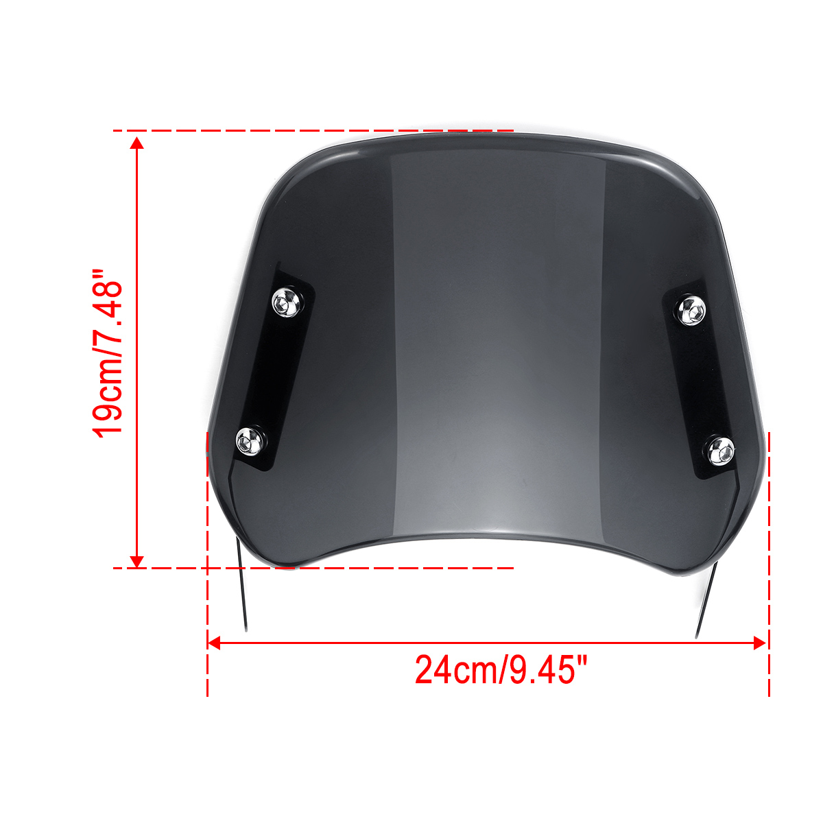 Motorcycle-Windshield-Windscreen-Universal-For-HarleyHondaYamahaKawasaki-1680010